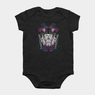 Cyberpunk Girl Cyborg Head Baby Bodysuit